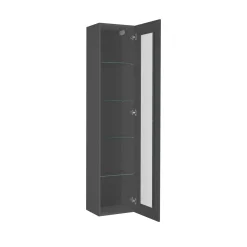 Vetrina stretta ingresso 40x30x180h cm antracite - Arnika