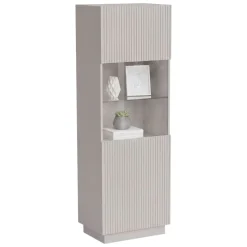 Vetrina Vado, 60x40 h178 cm, Beige