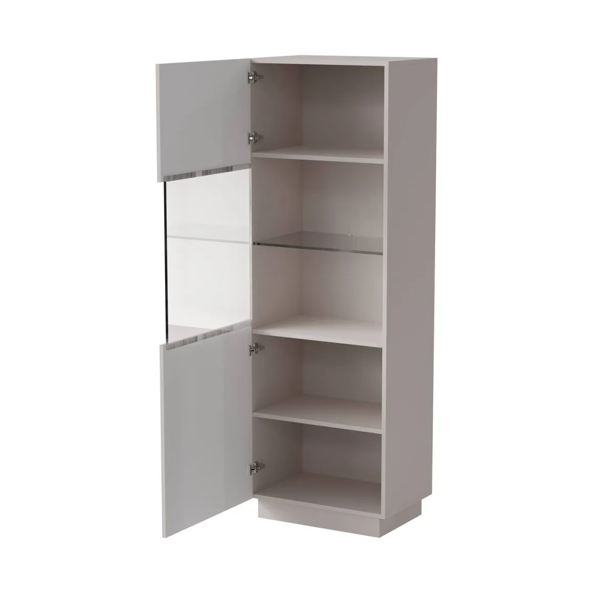 Vetrina Vado, 60x40 h178 cm, Beige