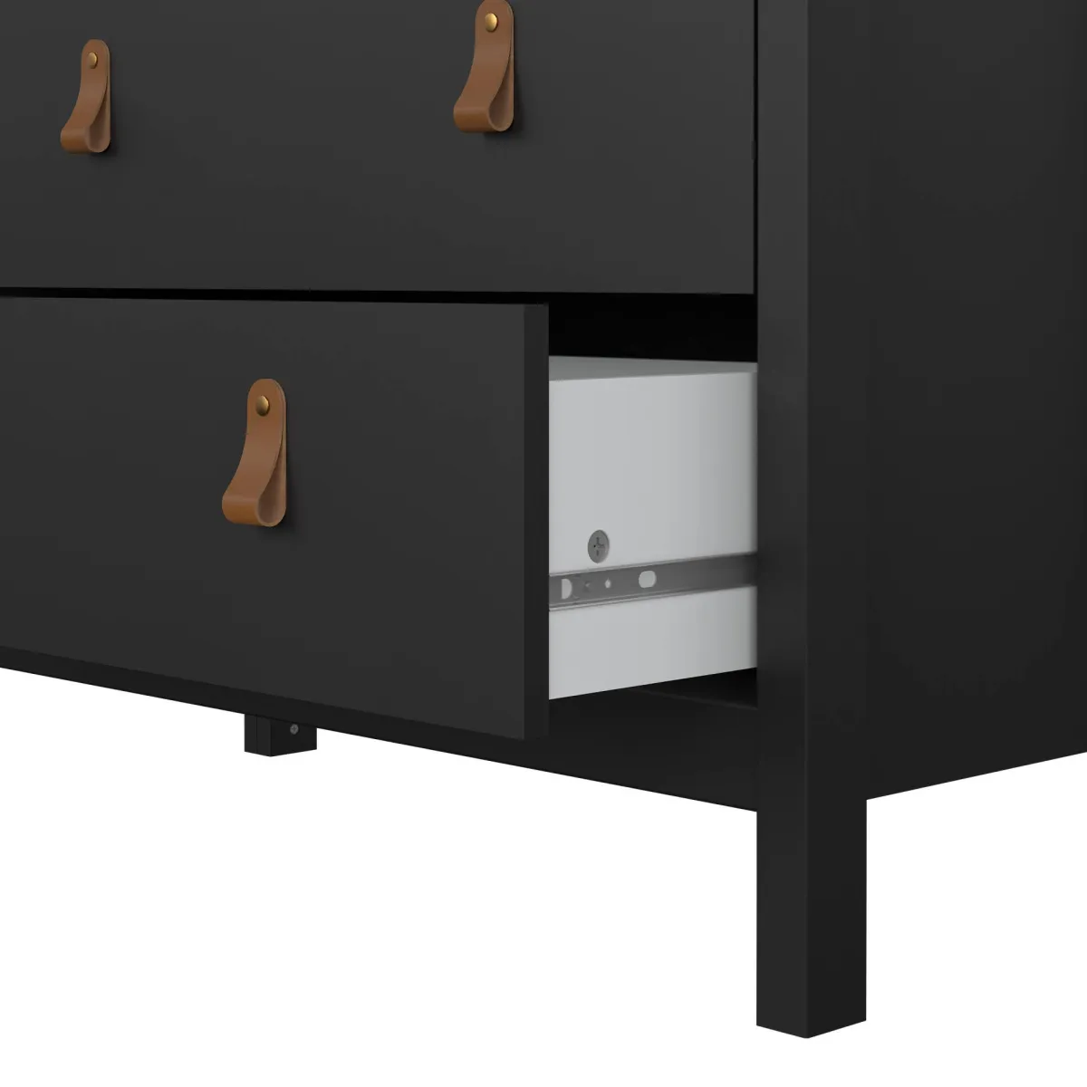 Vetrine > Dmora Vetrina vintage sala da pranzo 2 ante 78x32x199h cm nera - Lazio Nero